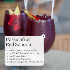 MONIN Passion Fruit Syrup (750 ml) - Halal Wine Cellar