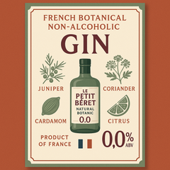 Le Petit Beret - Natural Botanic Non-Alcoholic Gin