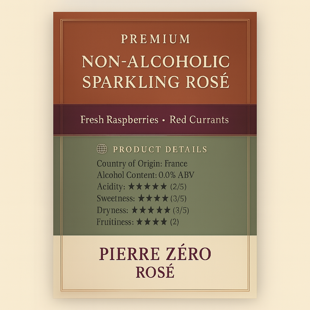 Pierre Zero - Rosé  Sparkling (0.0%)