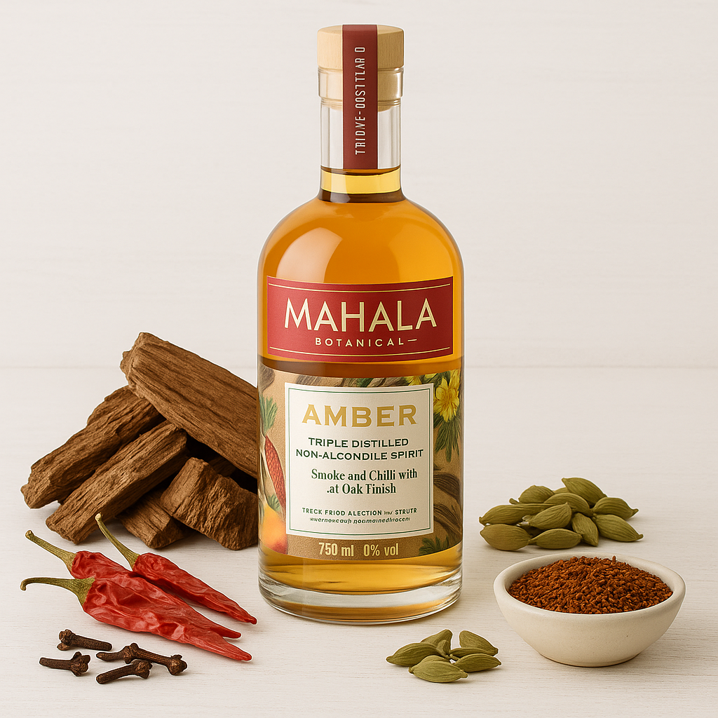 Mahala Botanical Amber - Whiskey Alternative, 750ml