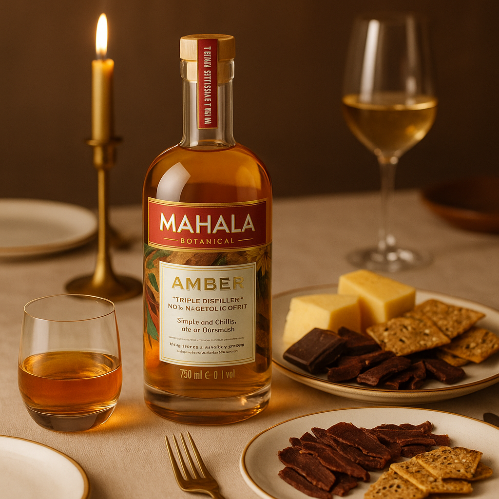 Mahala Botanical Amber - Whiskey Alternative, 750ml