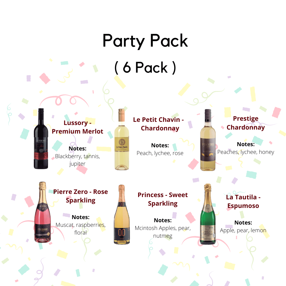 Party Pack (6-Bottles) - Halal Wine Cellar