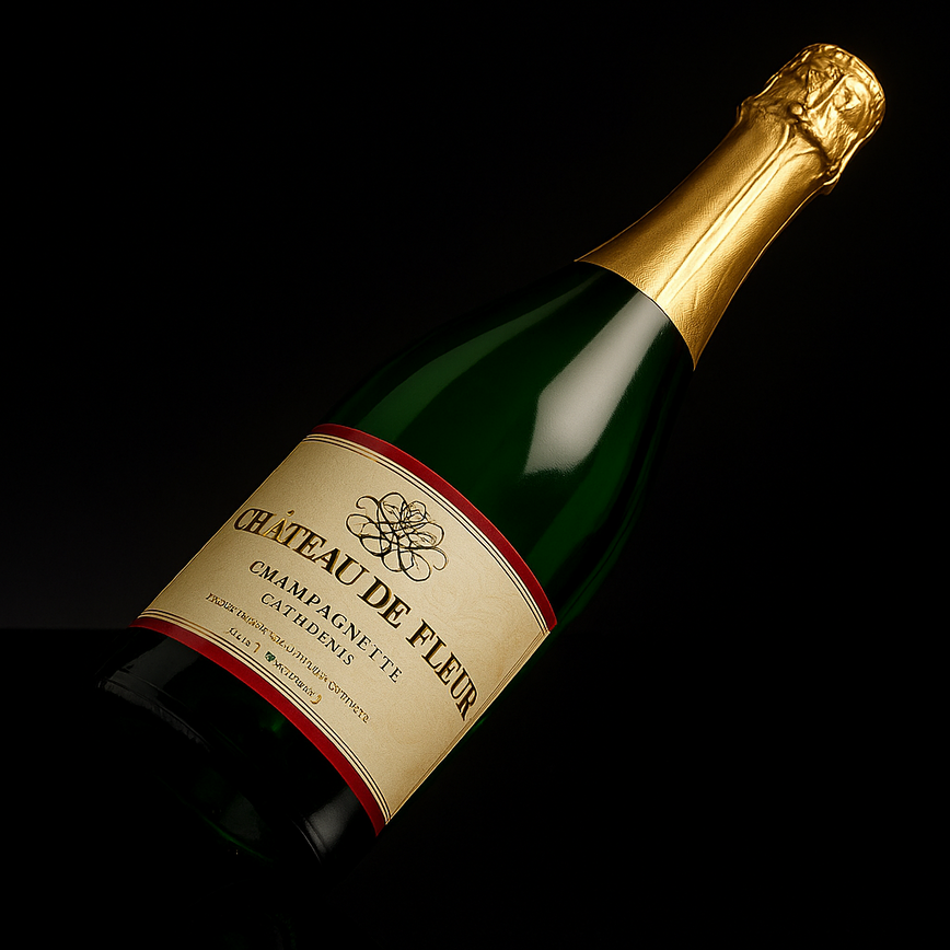 Chateau de Fleur Sparkling Non-Alcoholic Sparkling Beverage