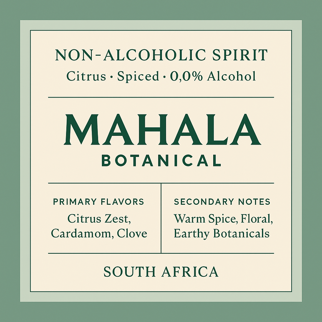 Mahala Botanical Classic - Gin Alternative, 750ml