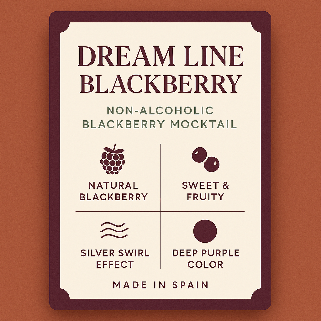 Dream Line Mocktails: Blackberry (0.0%)
