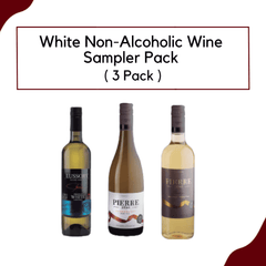 White Non-alcoholic Wine Sampler Pack (3-Bottles)