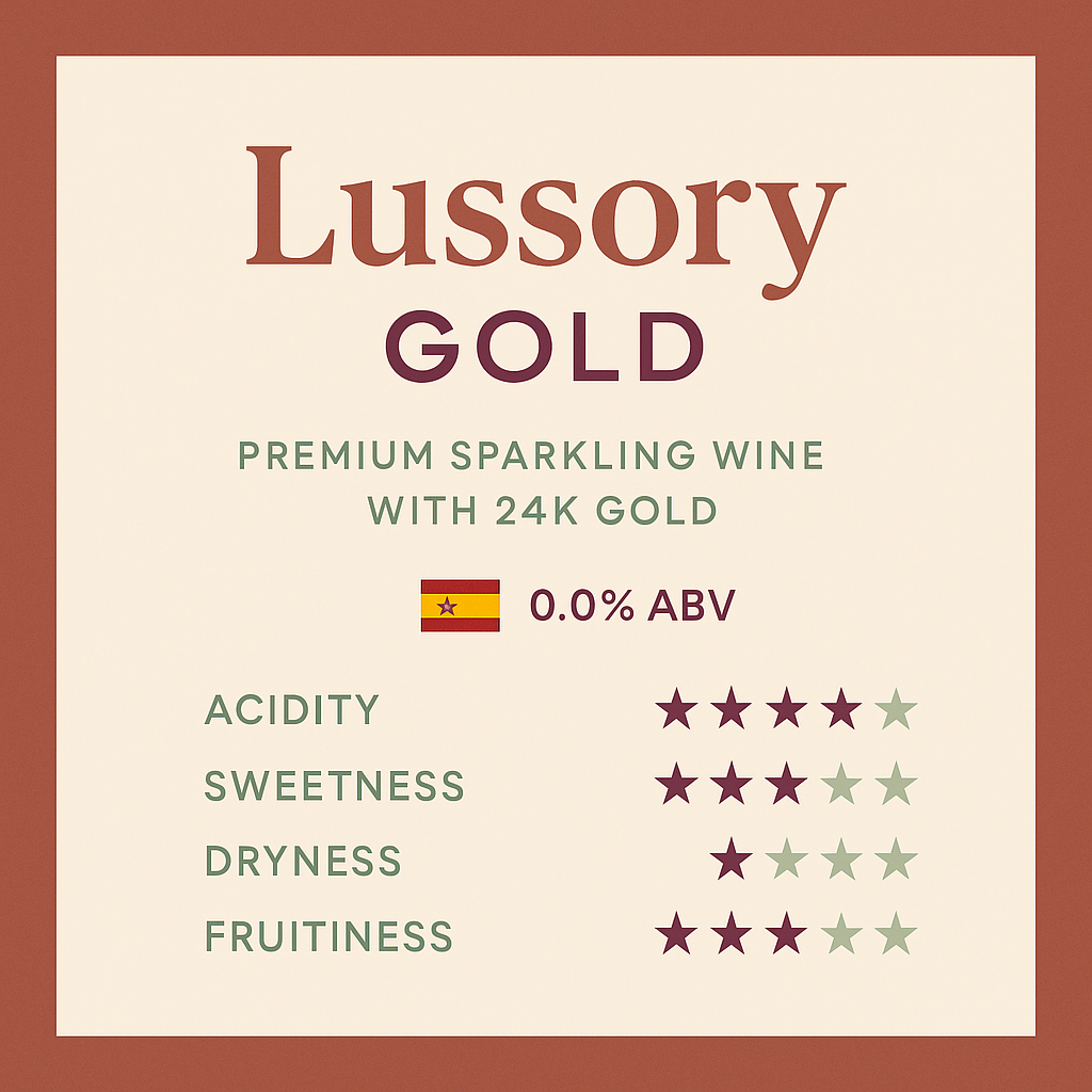 Lussory 24k Gold Sparkling Wine (0.0%)