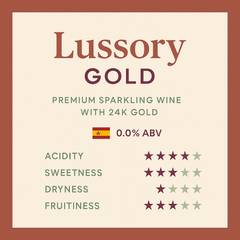 Lussory 24k Gold Sparkling Wine (0.0%)