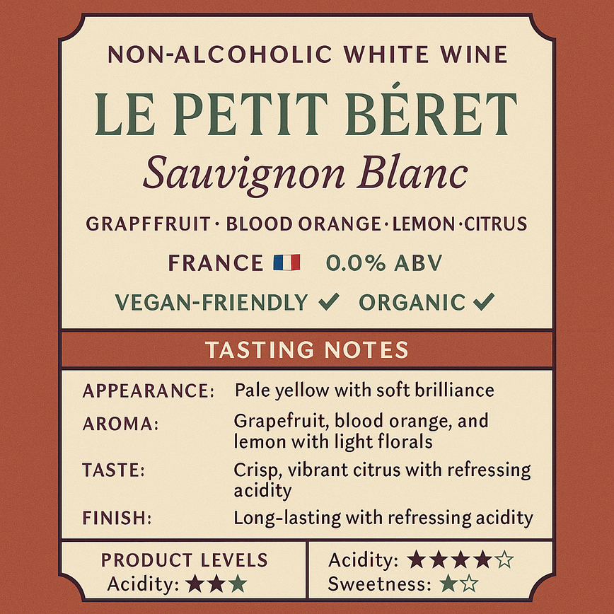 Le Petit Beret - Sauvignon Blanc (0.0%)