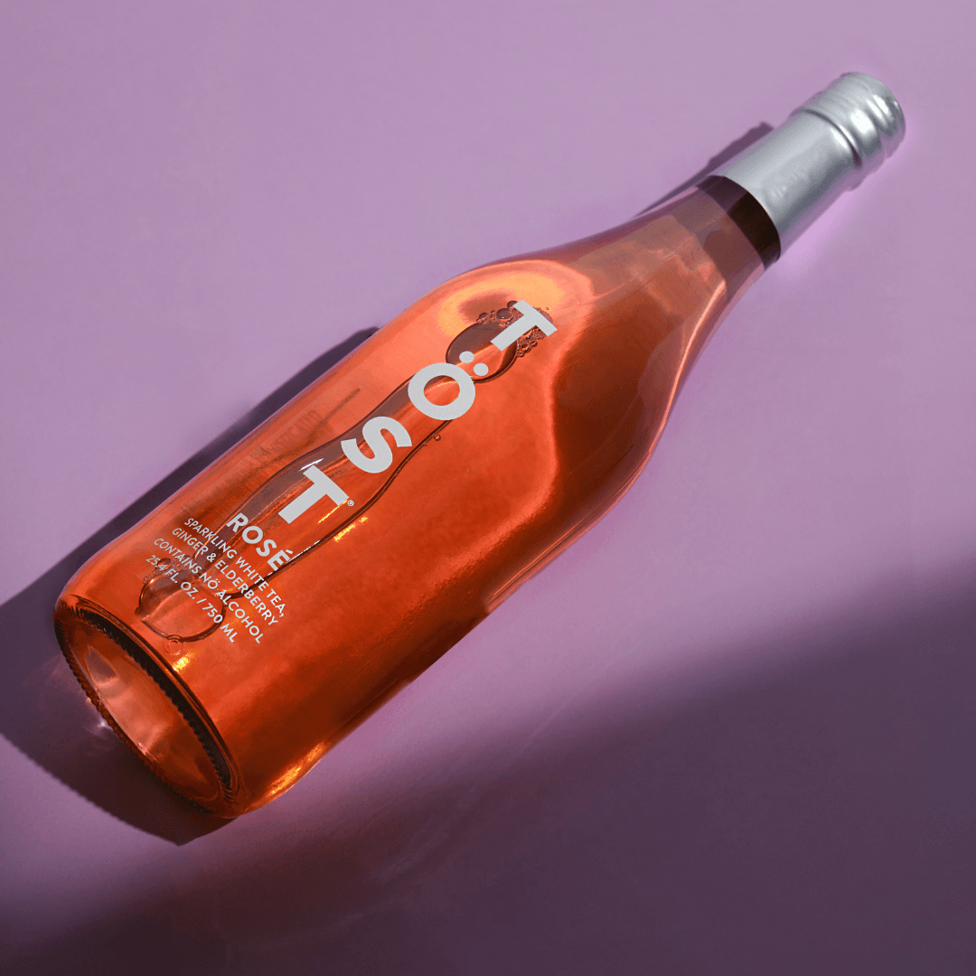 TÖST - ROSÉ Sparkling Tea (0.0%) - Halal Wine Cellar
