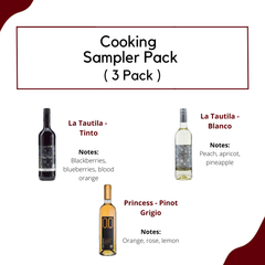 Cooking Non-alcoholic Wine Sampler Pack (3-Bottles) - Halal Wine Cellar