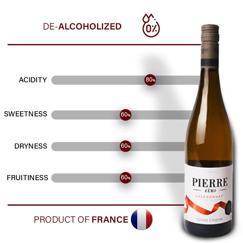 Pierre Chavin - Zero Blanc Chardonnay (Non-Alcoholic 0.0%) – Halal Wine  Cellar