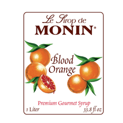 MONIN Blood Orange Syrup (1L) - Halal Wine Cellar