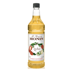 MONIN Lychee Syrup (1L) - Halal Wine Cellar