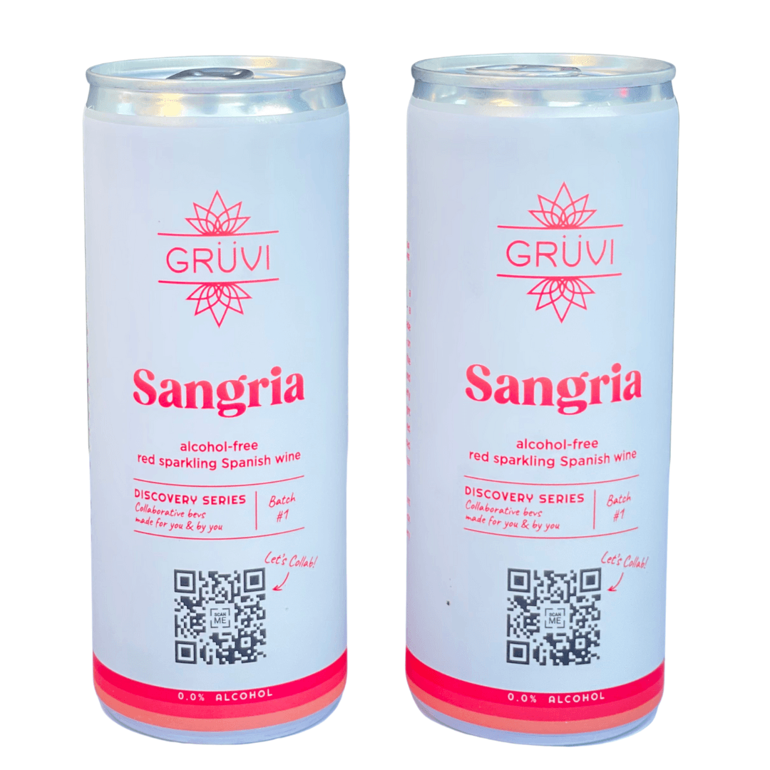 GRUVI - Red Wine Sangria Cans (2 Pack) - Halal Wine Cellar